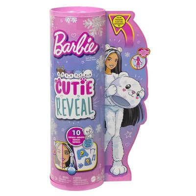 Lalka Barbie Cutie Reveal Miś Polarny HJL64