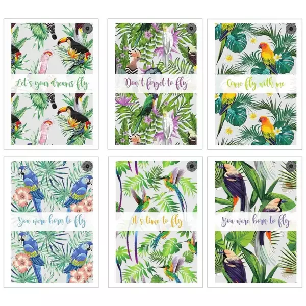 Zeszyt A5/80K linia Fowl (5szt) - Ziemia Obiecana