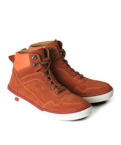Joe Browns Męskie klasyczne zamszowe sznurowane wysokie buty czółenka, rdza, 12 UK, rdzawy, 44.5 EU