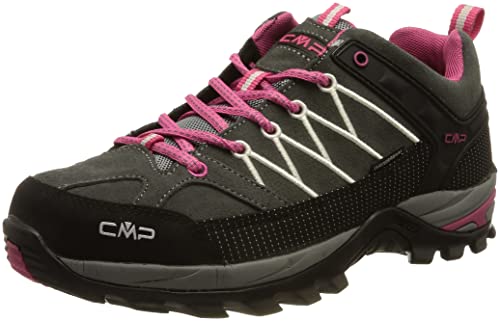 CMP Damskie buty trekkingowe Rigel Low Wmn Wp Walking, szare/koralowe, rozmiar 36, Grey Corallo, 36 EU