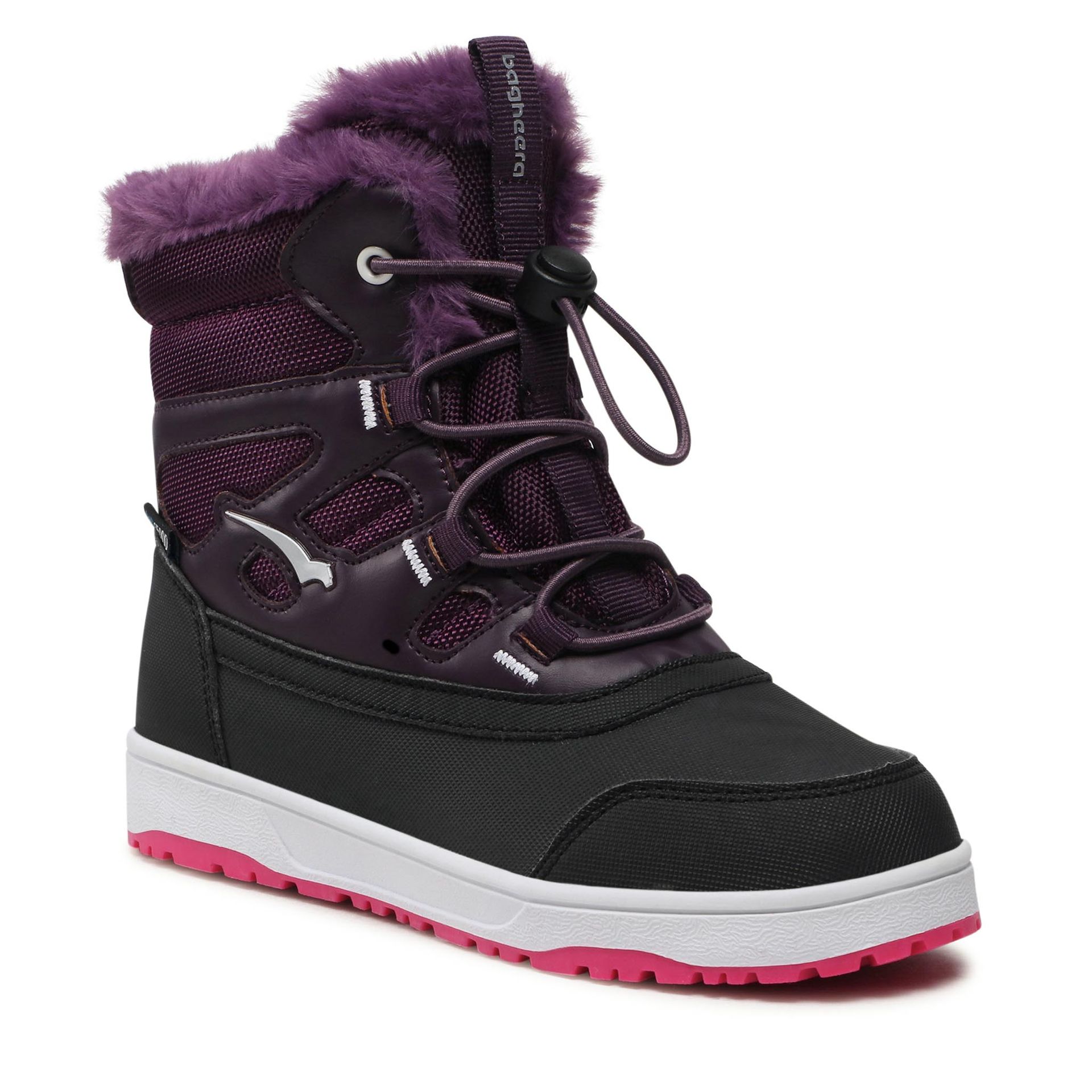 Śniegowce BAGHEERA - 86533-53 C5408 Plum/White