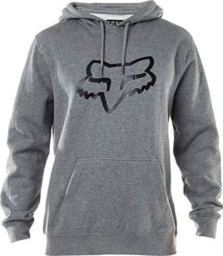 Fox Męska bluza z kapturem o standardowym kroju z logo spuścizny, sweter z kapturem, wrzosowy grafit, XL