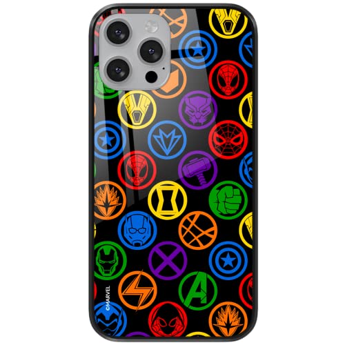 ERT GROUP etui na telefon Apple Iphone XR, case oryginalny i oficjalnie licencjonowany przez Marvel, wzór Avengers 022, wykonany z hartowanego szkła, optymalnie dopasowany, etui ochronne