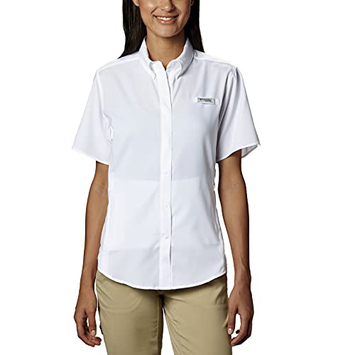 Columbia Damska koszulka z krótkim rękawem Tamiami Ii biały M