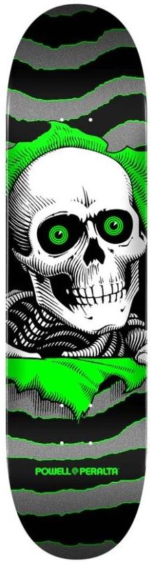 deck POWELL PERALTA RIPPER ONE OFF Silver/Green Deck