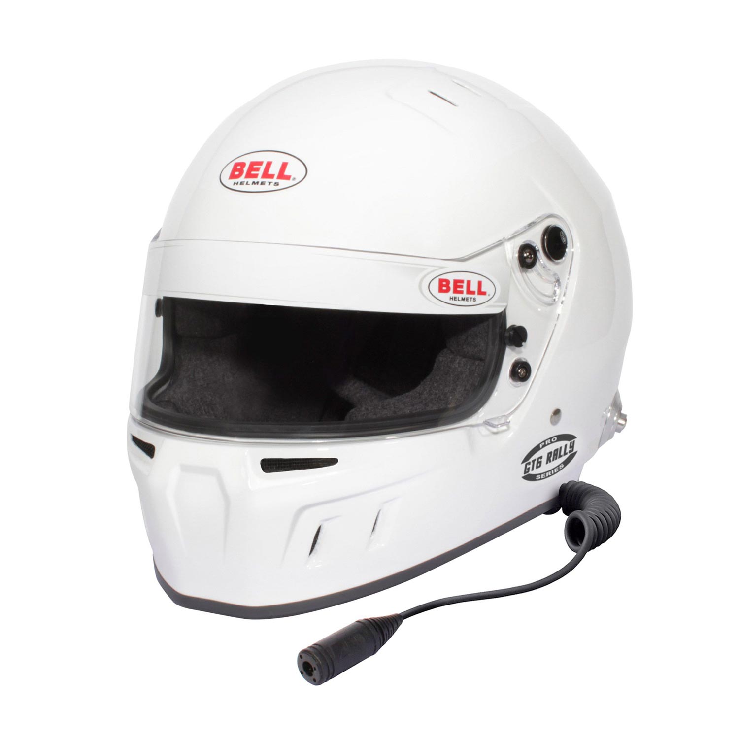 Kask zamknięty Bell GT6 Rally biały (homologacja FIA)