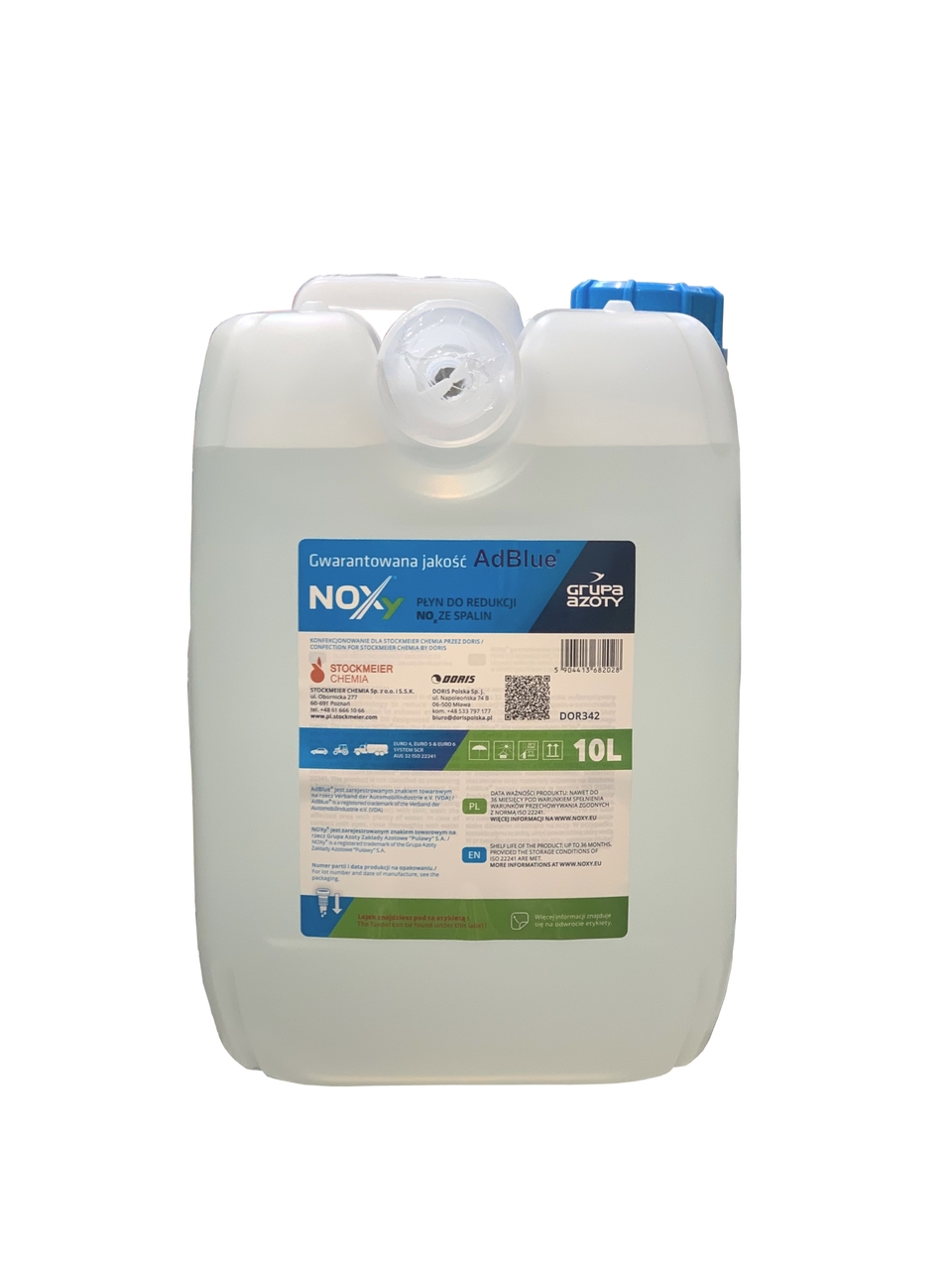 Doris NOXy AdBlue z lejkiem 10L Nr.Kat. DOR342