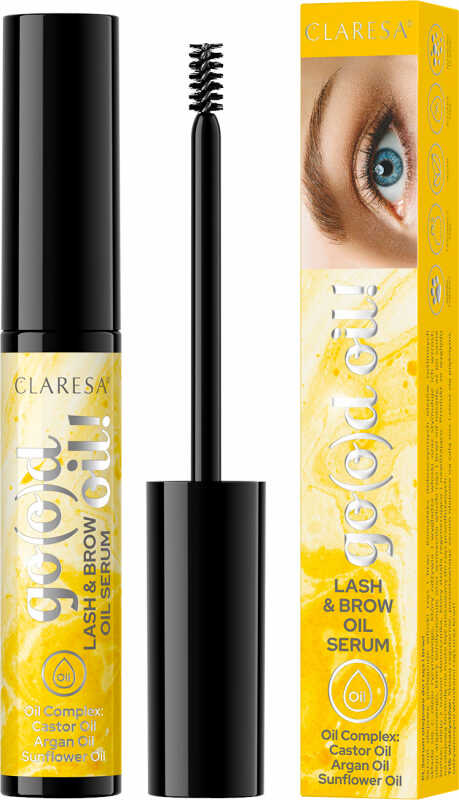 CLARESA - GO(O)D OIL! - LASH & BROW OIL SERUM - Serum olejowe do rzęs i brwi - 8 g