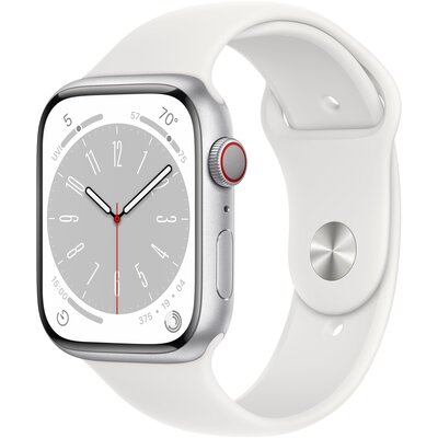 Apple Watch 8 Cellular 45mm Biały