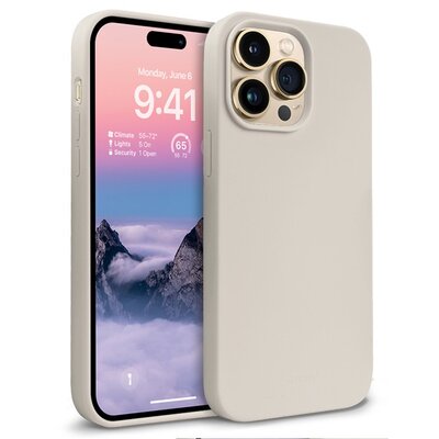 Etui Crong Color Cover do iPhone 14 Pro Beżowy