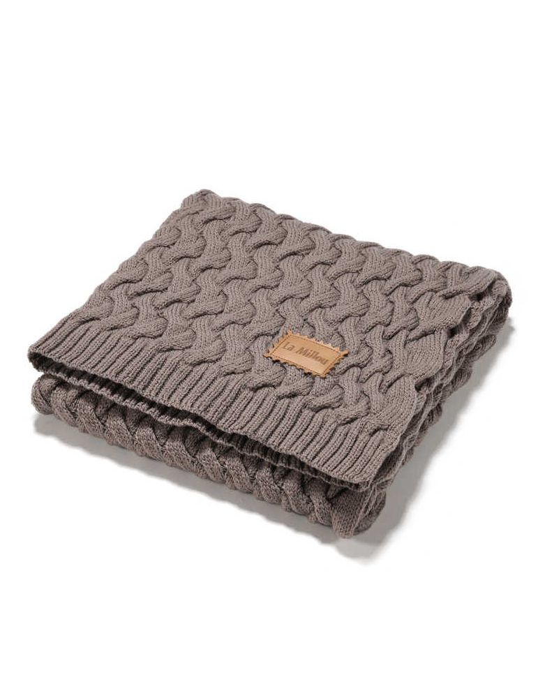 La Millou Kocyk Merino Tender Collection Blanket Chocolate