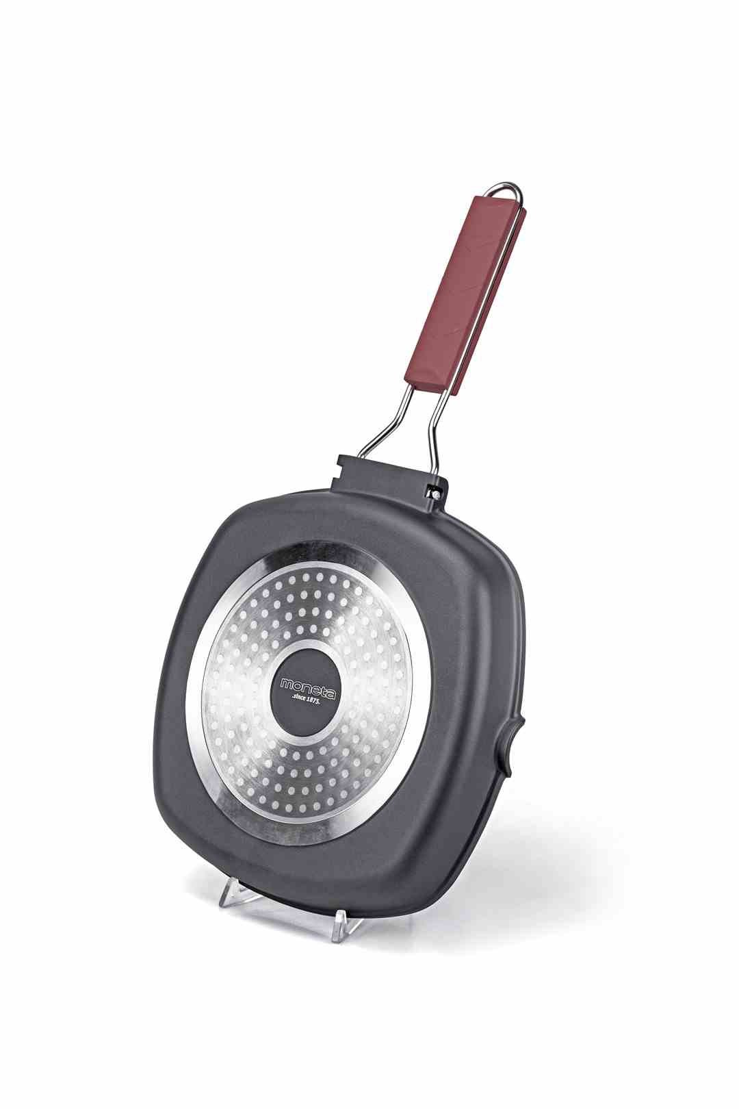 Moneta grillowa indukcja 24cm ze składaną rączką | A00A151424