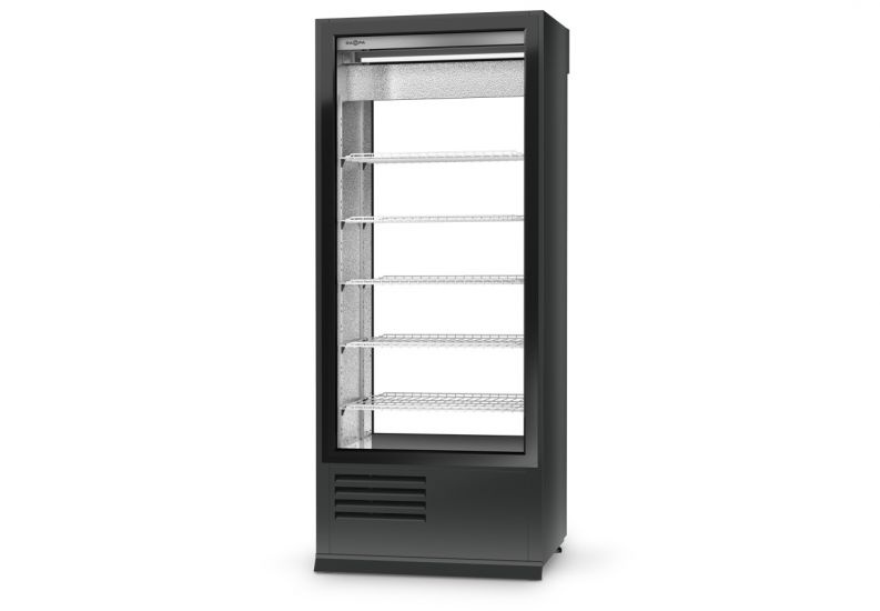 Energooszczędna szafa chłodnicza dwustronnie przeszklona RAPA SCh-2S 725 1D ecoline