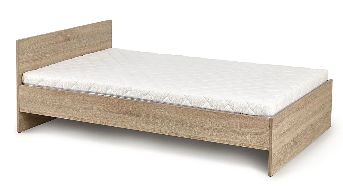 Łóżko dąb sonoma 120x200 - Kaloe