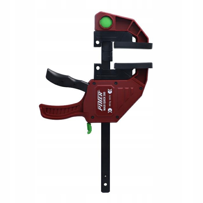 PIHER Ścisk stolarski Maxi Quick P52691 15 cm 300 kg , ramię 9,4 cm, szyna 20x5 mm P52691