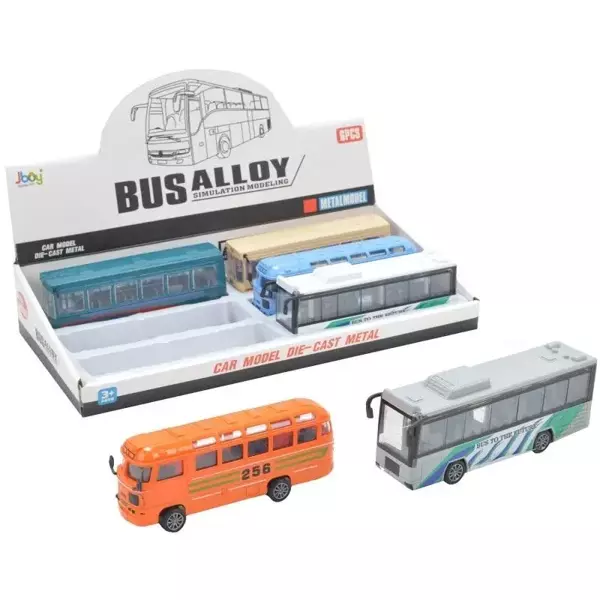 Autobus metalowy 17cm MIX - Trifox