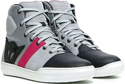 Dainese York Air Lady Shoes, trampki motocyklowe, damskie, jasnoszare/koralowe, 38