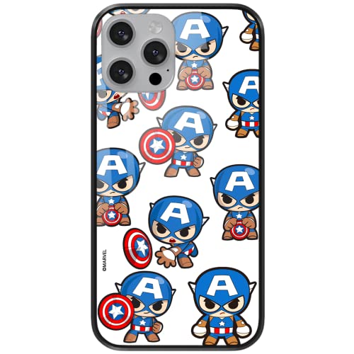 ERT GROUP etui na telefon Apple Iphone 7 PLUS/ 8 PLUS, case oryginalny i oficjalnie licencjonowany przez Marvel, wzór Captain America 029, wykonany z hartowanego szkła, etui ochronne