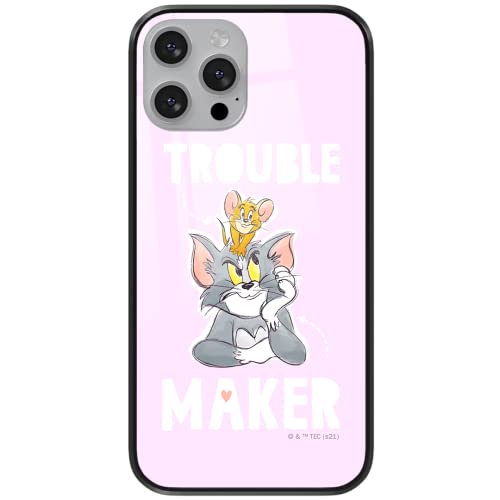 ERT GROUP etui na telefon Apple Iphone 7 PLUS/ 8 PLUS, case oryginalny i oficjalnie licencjonowany przez Tom and Jerry, wzór 006, wykonany z hartowanego szkła, optymalnie dopasowany, etui ochronne