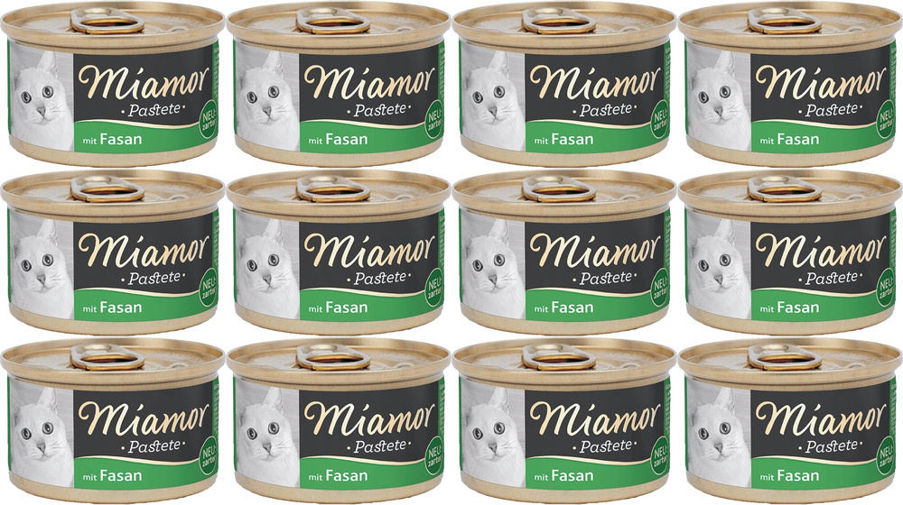 Miamor Pastete bażant 12x85g puszka
