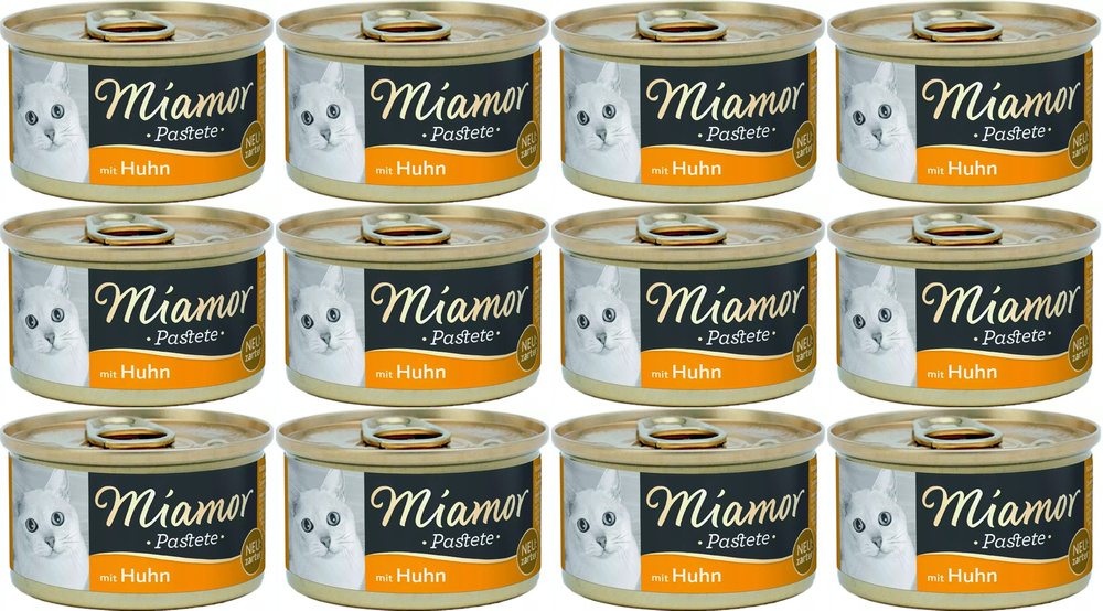 Miamor Pastete kurczak 12x85g puszka