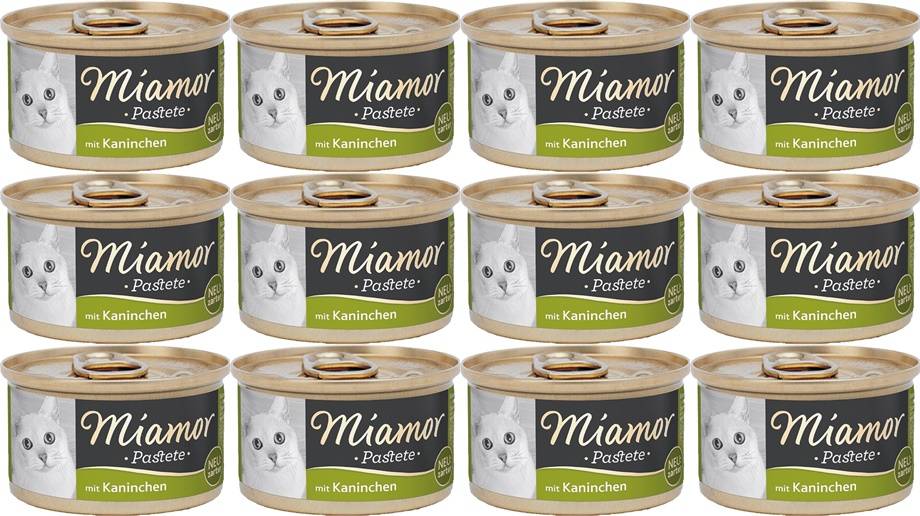 Miamor Pastete królik 12x85g puszka