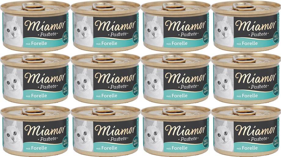 Miamor Pastete pstrąg 12x85g puszka