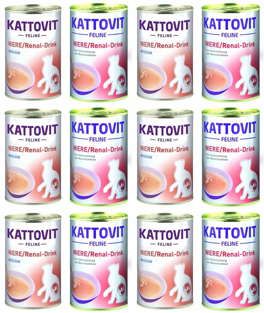 Kattovit Drink Niere/Renal kurczak/kaczka 12x135ml puszka