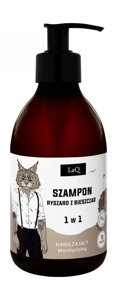 LAQ LaQ Ryś Szampon nawilżający dla facetów 1w1 