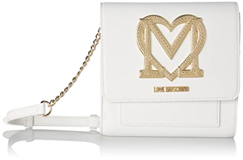 Love Moschino Damska torba na ramię Borsa A Spalla, rozmiar uniwersalny, biały - jeden rozmiar