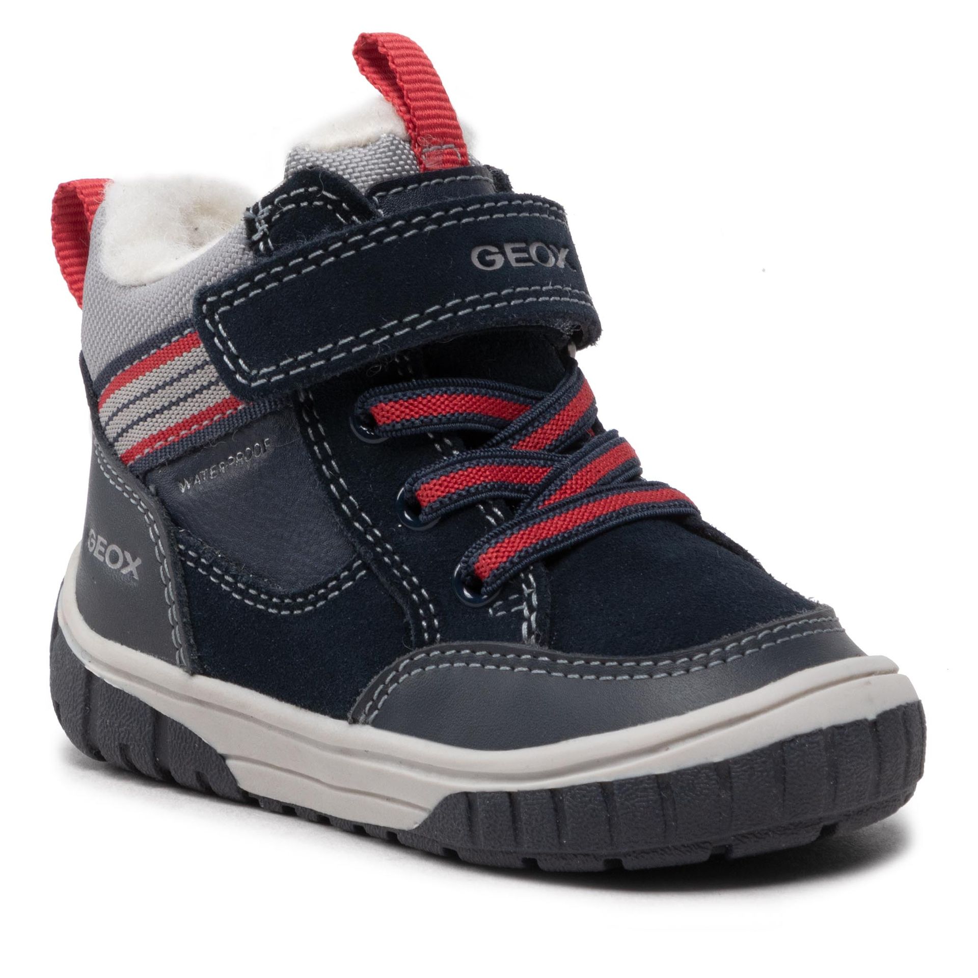 Śniegowce GEOX - B Omar B.Wpf A B262DA 022ME C0735 M Navy/Red