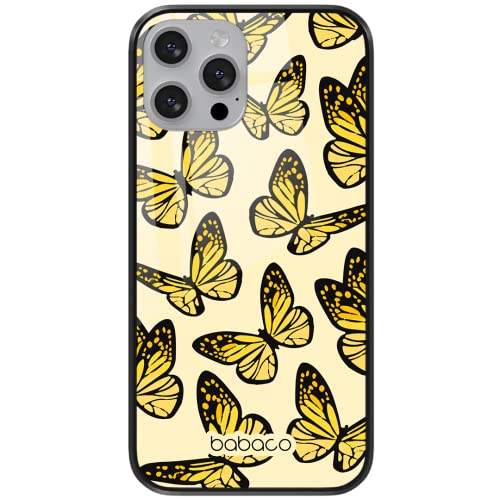 ERT GROUP etui na telefon Apple Iphone XS Max, case oryginalny i oficjalnie licencjonowany przez Babaco, wzór Butterflies 002, wykonany z hartowanego szkła, optymalnie dopasowany, etui ochronne