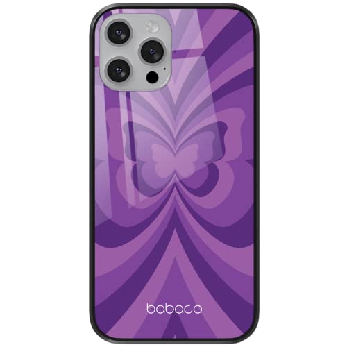 ERT GROUP etui na telefon Apple Iphone XS Max, case oryginalny i oficjalnie licencjonowany przez Babaco, wzór Butterflies 001, wykonany z hartowanego szkła, optymalnie dopasowany, etui ochronne