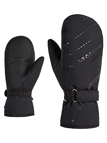 Ziener Damskie rękawiczki narciarskie KORVANA / sporty zimowe | ciepłe, oddychające, czarne, 6