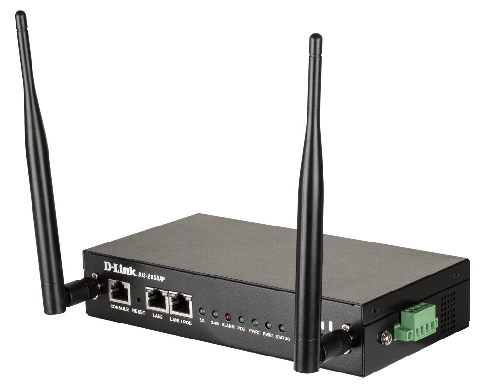 D-Link DIS-2650AP punkt dostępowy WLAN 1200 Mbit/s Czarny Obsługa