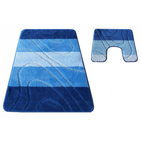 Niebieskie dywaniki łazienkowe - Vices 4X
