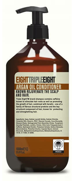 EighTripleEight odżywka do włosów z olejkiem arganowym 1l