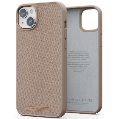 Njord by Elements Etui z tkaniny Just do iPhone 14 różowy piasek