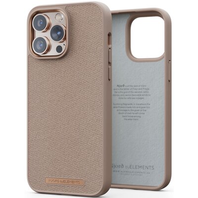 Njord by Elements Etui z tkaniny Just do iPhone 14 Pro Max różowy piasek