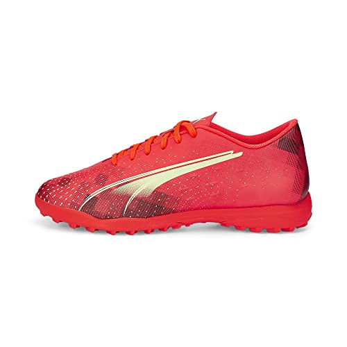 PUMA Męskie buty piłkarskie Ultra Play Tt, Fiery Coral Fizzy Light Puma Black, 46 EU