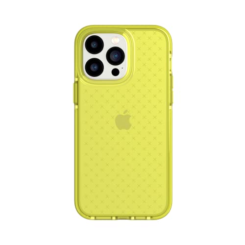 tech21 Etui ochronne na telefon iPhone 14 Pro Max Evo Check – amortyzujące wstrząsy i smukłe etui ochronne na telefon z ochroną przed upadkiem FlexShock 1,9 m i dodatkowymi przyciskami