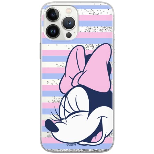 ERT GROUP etui na telefon Apple Iphone 6/7 / 8, case oryginalny i oficjalnie licencjonowany przez Disney, wzór Minnie 022, optymalnie dopasowane, z efektem płynnego brokatu