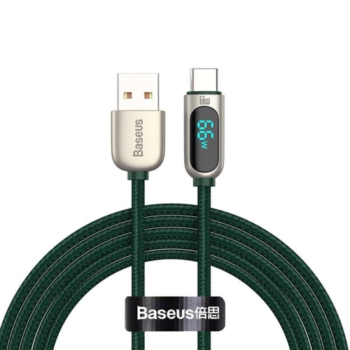 Baseus Kabel USB do USB-C Display 66W 2m zielony CASX020106