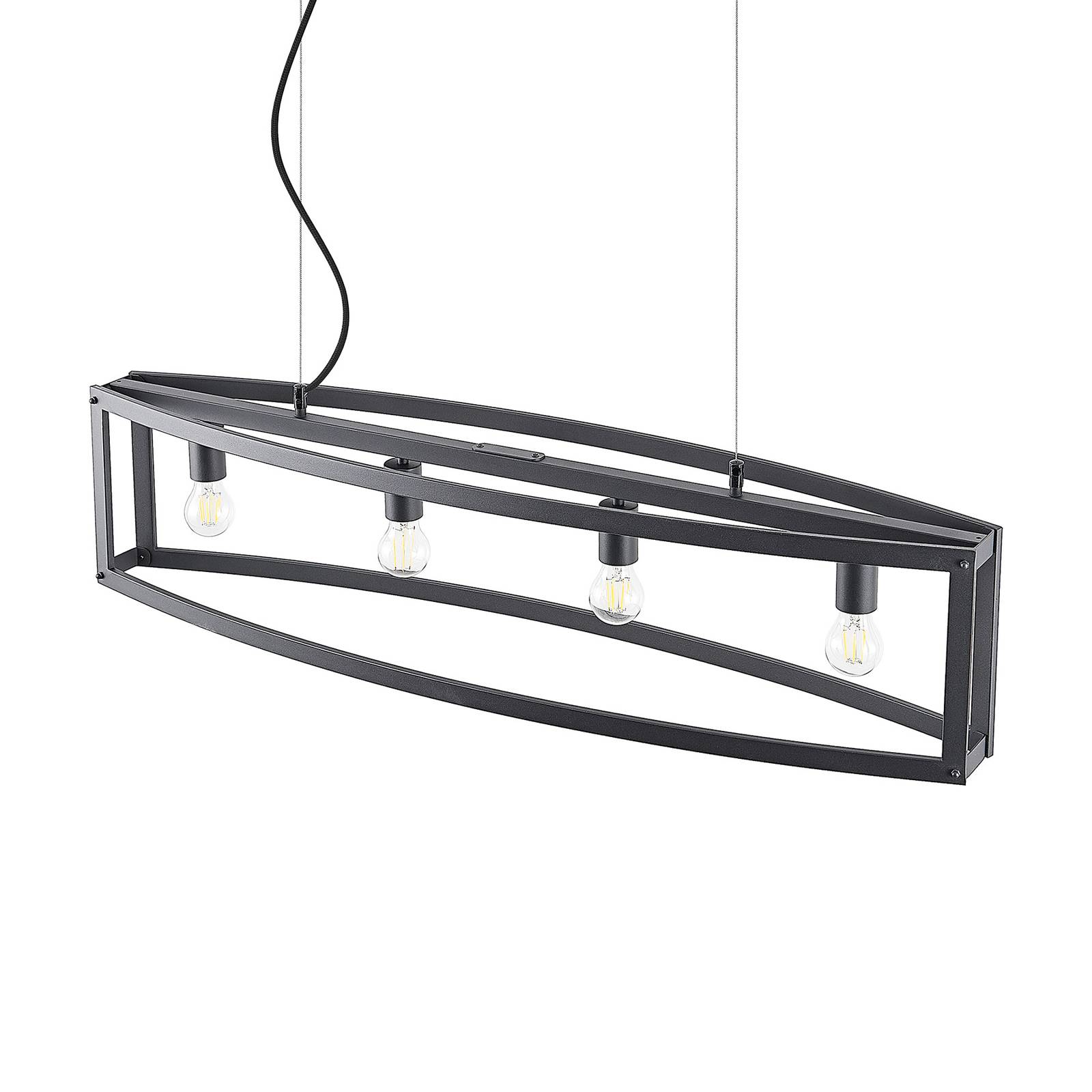 Lampa wisząca Lindby Mizgin bez kratki 4-punktowa