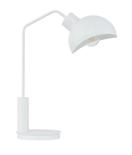 Roy lampa stołowa 1-punktowa biała 50327