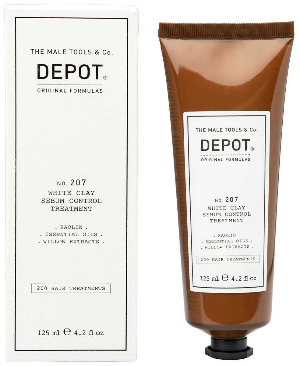 Depot 207 Odżywka do włosów z białą glinką regulująca produkcję sebum 125ml