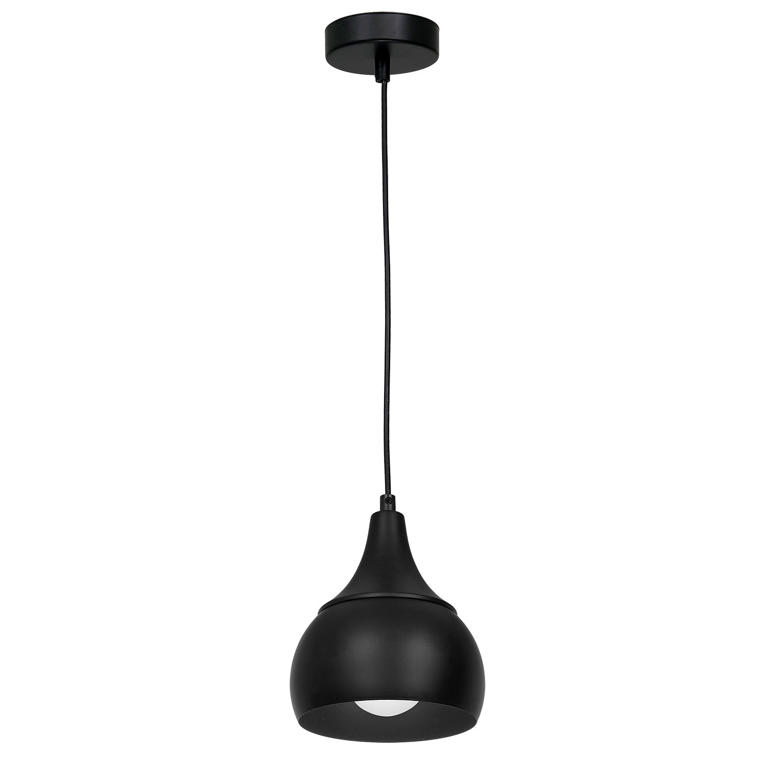 Luminex Aktan 3374 lampa wisząca zwis 1x60w E27 czarny