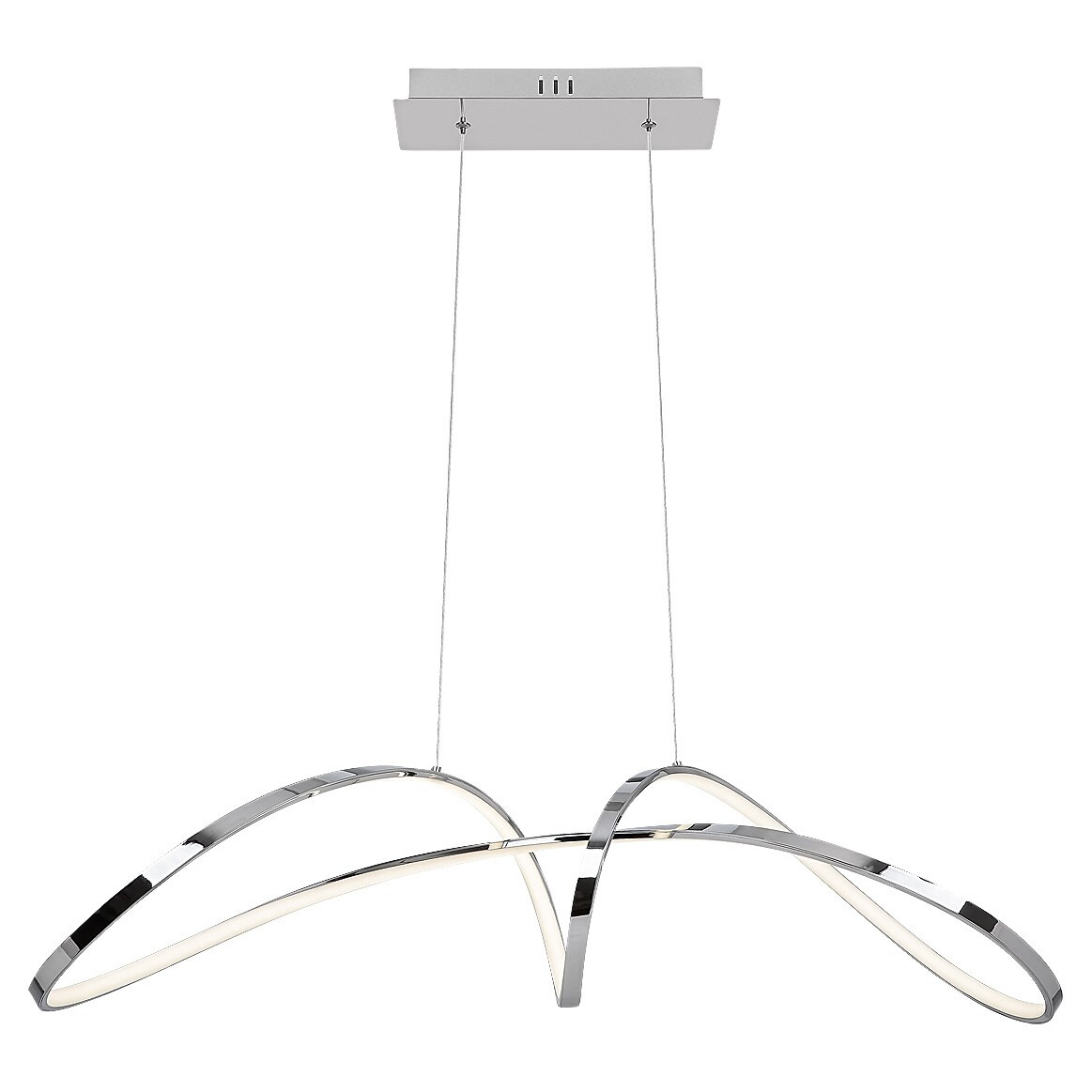 Rabalux Aisha 5358 lampa wisząca zwis 1x38W LED 4000K biała/chrom