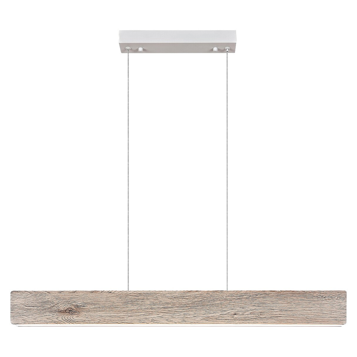 Rabalux Cinnamon 3091 lampa wisząca zwis 1x34W LED 3000K drewniana/biała