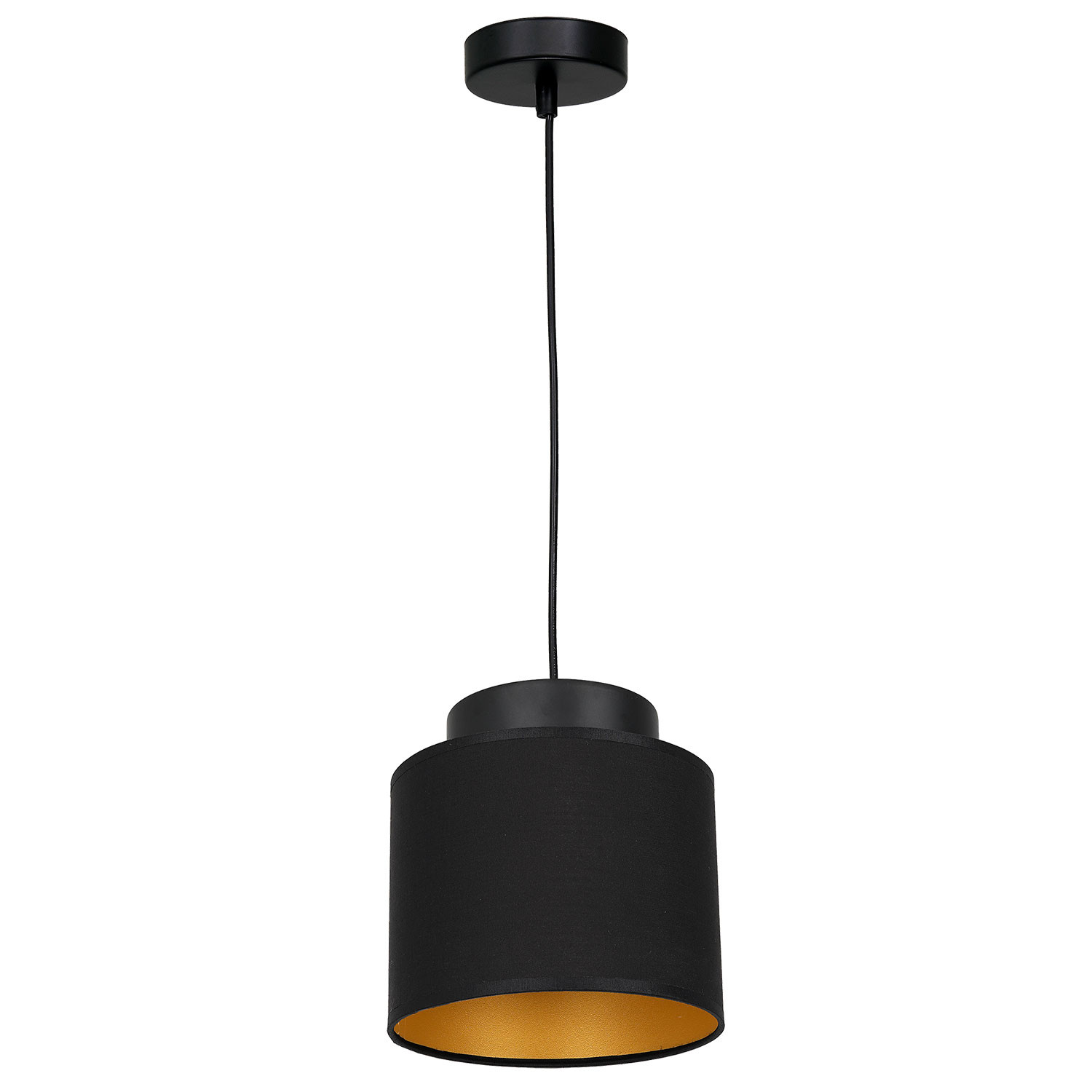 Luminex Frodi 3181 lampa wisząca zwis 1x60W E27 czarny/złoty